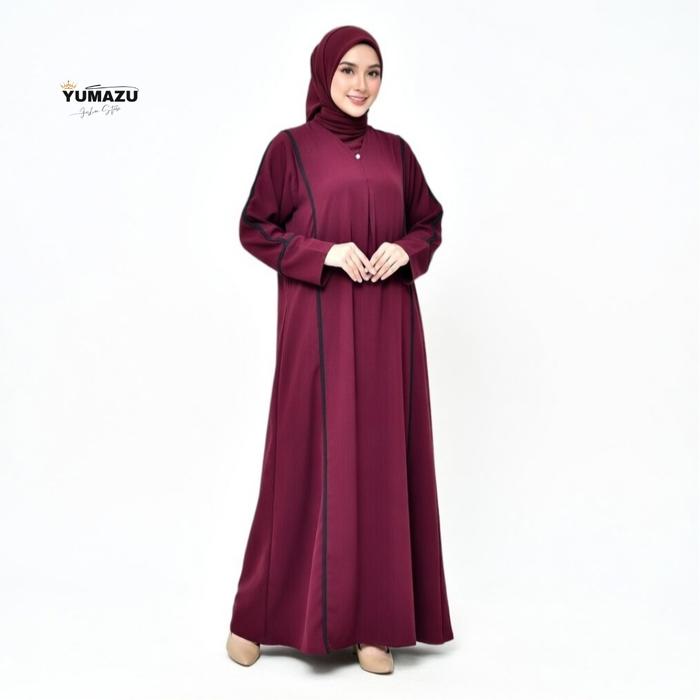 GAMIS ABAYA SHAFIRA MEWAH WANITA ELEGAN KEKINIAN SET FASHION MUSLIM MURAH TERLARIS CRINKLE PREMIUM T