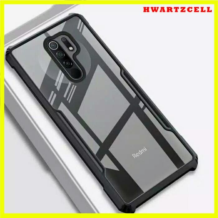 Case Redmi 9 Shockproof Armor Transparan - Hardcase Xiaomi Redmi 9 redmi9 bening clear Shockproof fu