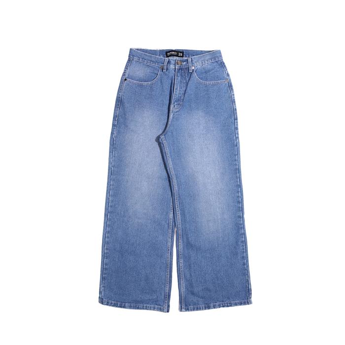 Shining Bright Flare Denim Pants - Blue