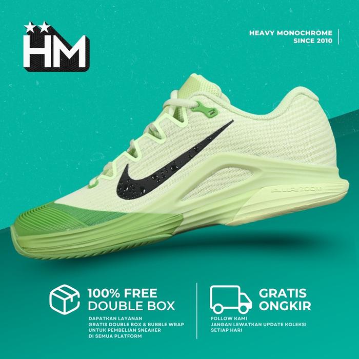 Vapor 12 Tennis Shoes Sneaker Liquid Mean Green IB6555-300 (Size 36-47.5) ...
