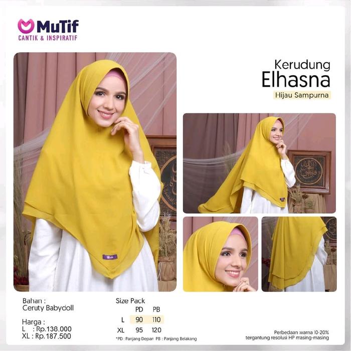 HIJAB INSTAN ELHASNA MUTIF SYAR'I