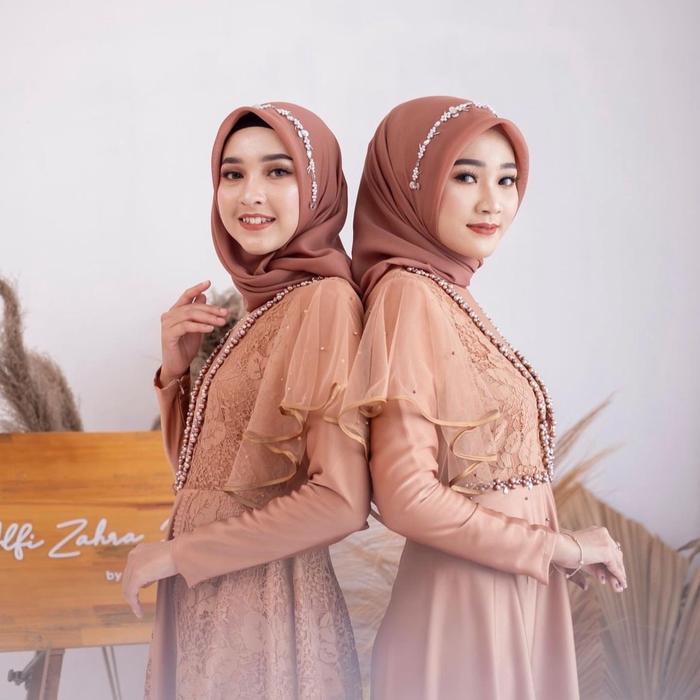 Gamis Wanita Remaja Dewasa Terbaru 2025 Gamis Lebaran Baju Kondangan Brukat Premium Brokat Cantik Ga