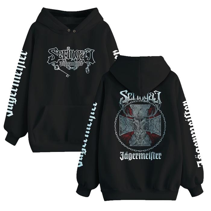 Sweater Seringai Jagermeister Hoodie Jumper Bahan Cotton Fleece