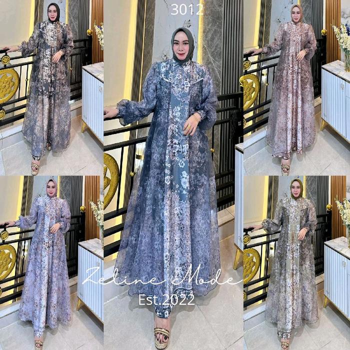 Gamis  Plat gold Zeline Mode