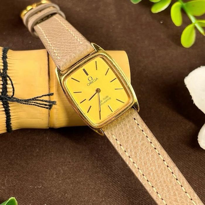 Jam tangan Omega De Ville, Quartz Movement,Ladies Classic Watch
