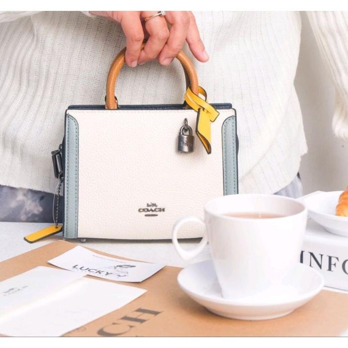 Tas Mini Pillow Coach Original Dengan Dust Bag