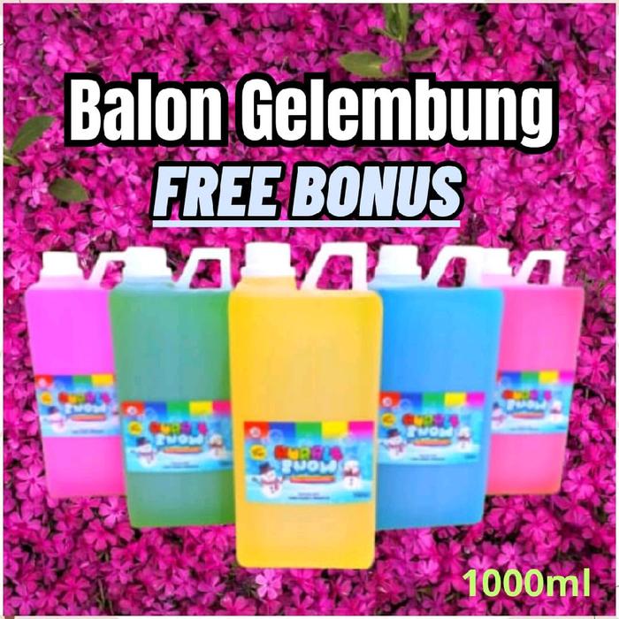 Refiil !! isi Ulang 1000 ml Balon Gelembung Sabun!!! Bubble Gelembung