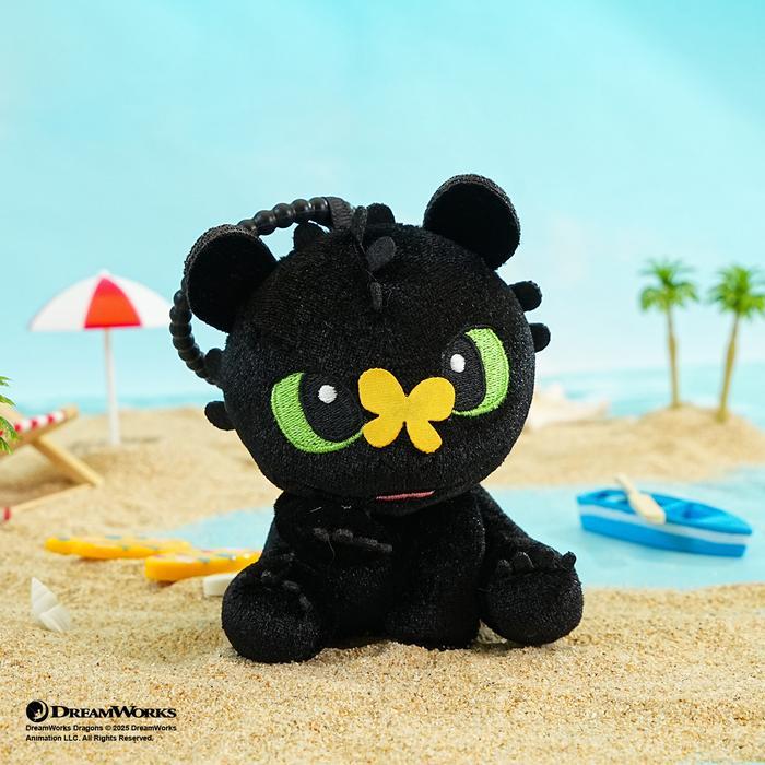 TOKKADO Toothless Doll Bag Charm Keychain Gantungan Kunci Tas Boneka Naga How to Train Your Dragon O