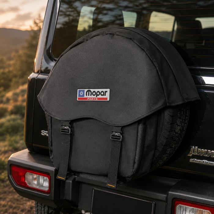 Tire Cover Bag Half | Sarung Ban Serep Cover Offroad Tas Trash Bag Ransel Mobil Ukuran Ban 29-37