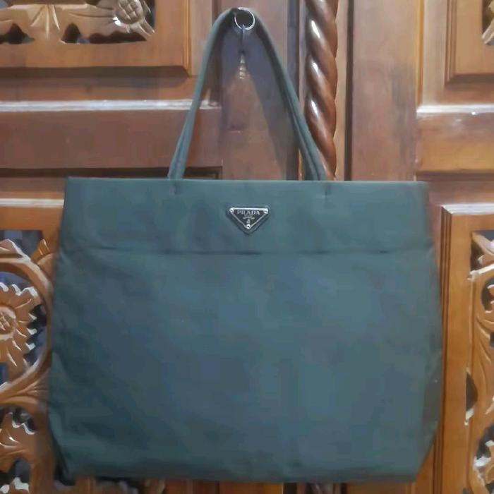 Original murah..!! PRADA Tessuto Nilon Totebag Authentic Tas Wanita Asli