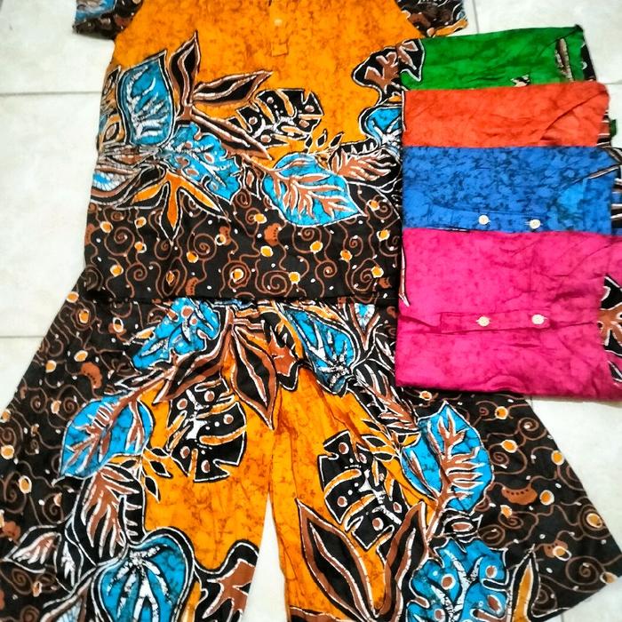 Setelan Gogo Pola Print Solo Pasar Klewer