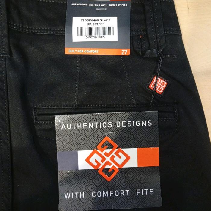 Celana Panjang Chinos Pria GAZR Original Slim Fit Stretch 718BP0408