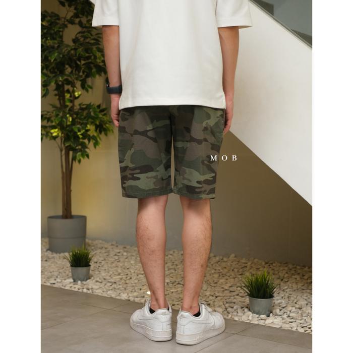 Celana Pendek Dickies Genuine 11" Flex Multi-Use Ripstop Olive Camo Original