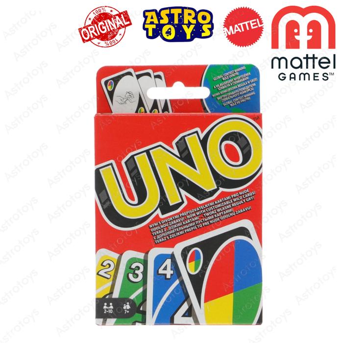 Mattel Games UNO Wild Series 112 Card W2085 Original / Permainan Anak Family Games Kartu Uno