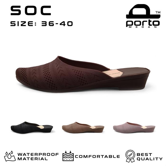 Sepatu Wanita Flat Kerja | Sepatu Kerja Wanita | SOC Porto Lady