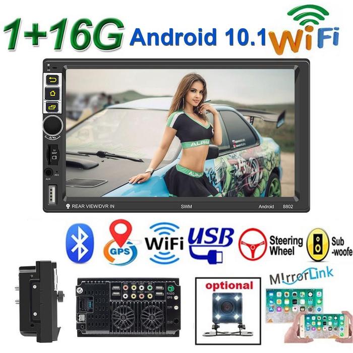 Car Stereo With Bluetoothes Double Din Car Stereo Audio Video Player