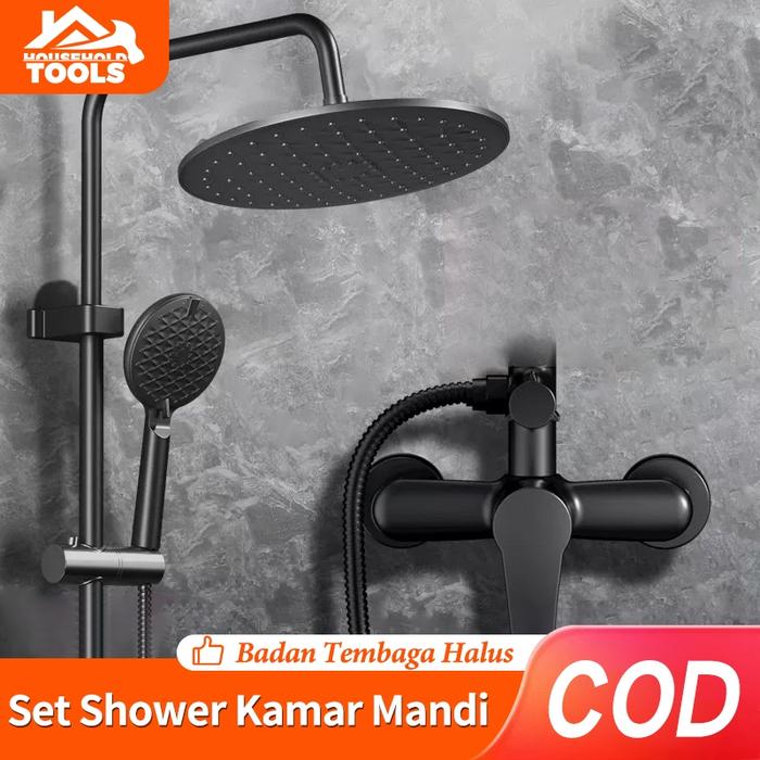 Set Shower dengan Bidet Sprayer - Shower Kamar Mandi Panas Dingin dan Praktis / Pancuran Shower dan 