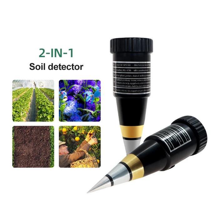 ready stock Alat Penggukur Tanah 2 in 1 Pen Type PH Meter Soil Analyzer Tester Meter Alat Ukur PH Ta