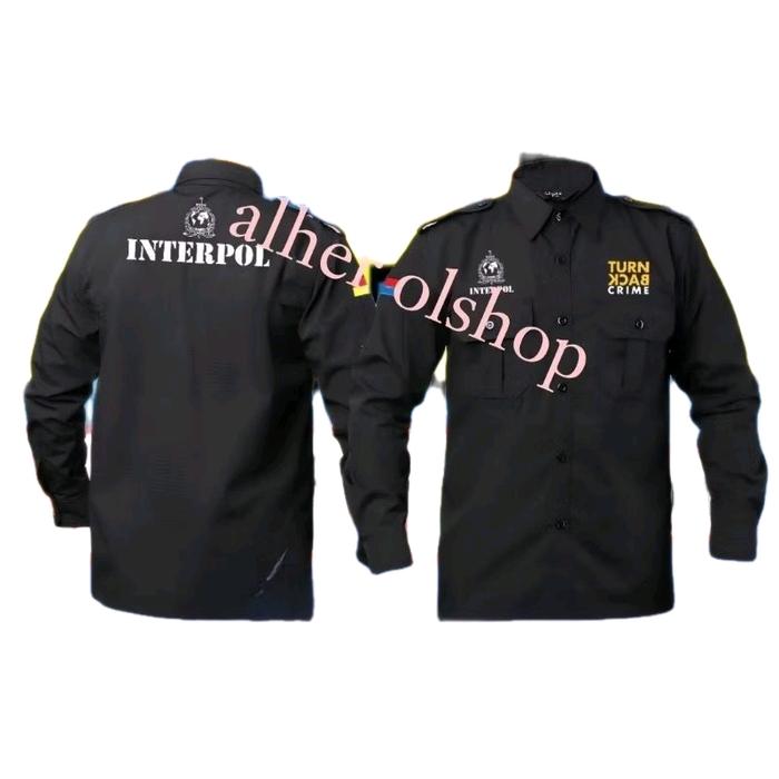 terbaru bisa satuan gratis nama kemeja interpol baju interpol seragam interpol Pdh interpol Pdl inte