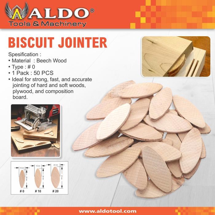 BISCUIT JOINTER / PENYAMBUNG KAYU / BISKUIT KAYU MERK ALDO