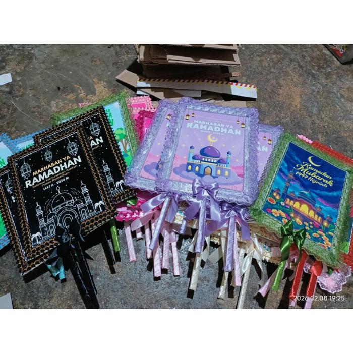Safitiri Poster Hias Memperingati Ramadan Ramadhan A4 Pamflet Pawai Sekolah