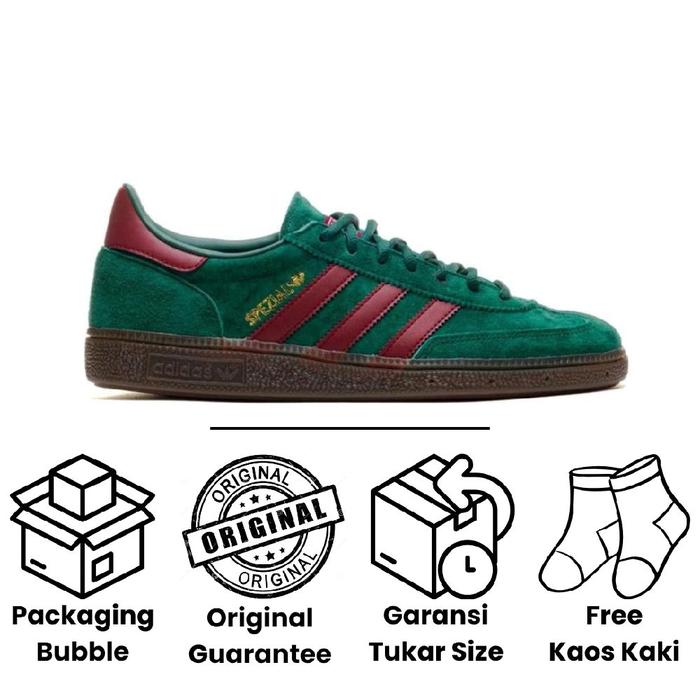 "Adidas Spezial Handball Patrick Green Red"