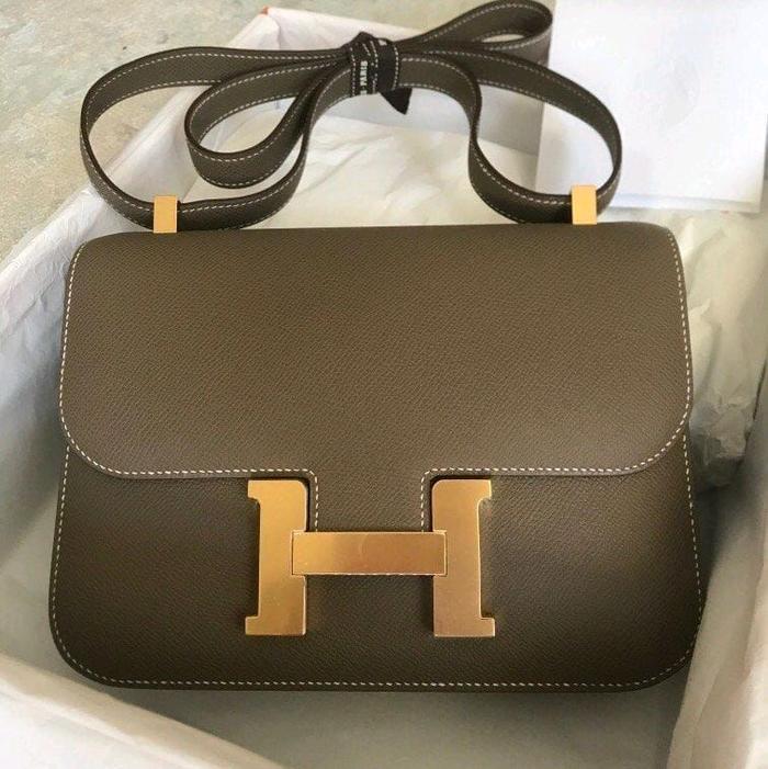 AUTHENTIC HERMES CONSTANCE ETOUPE GHW PRELOVED