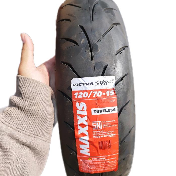 Ban Maxxis Victra 120/70-15 Tubles/Ban Depan XMAx/Ban Luar Maxxis XMAx 250cc/Ban Tubles Maxxis XMAx