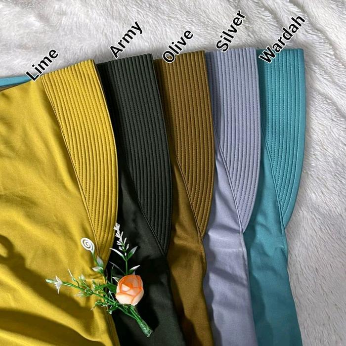 Ulya hijab-Daily hijab instan jarsey size M bergo casual nyaman di gunakan