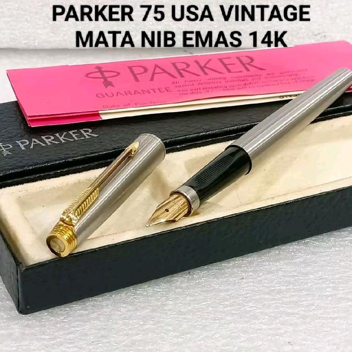 pulpen parker rollerbal tinta hitam