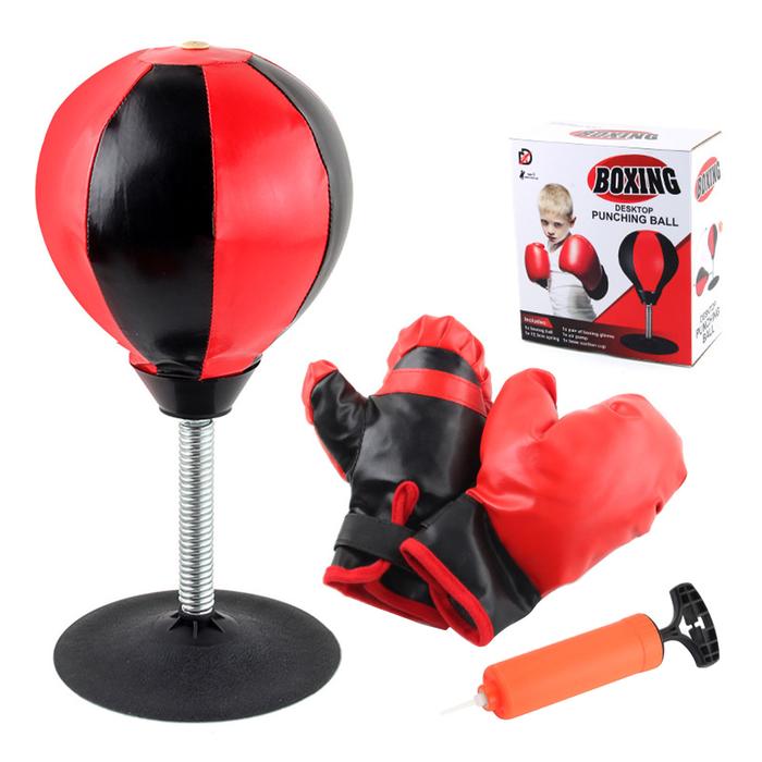 Child Boxing Speed Ball Suction Cup Boxing Punching Bag With Stand