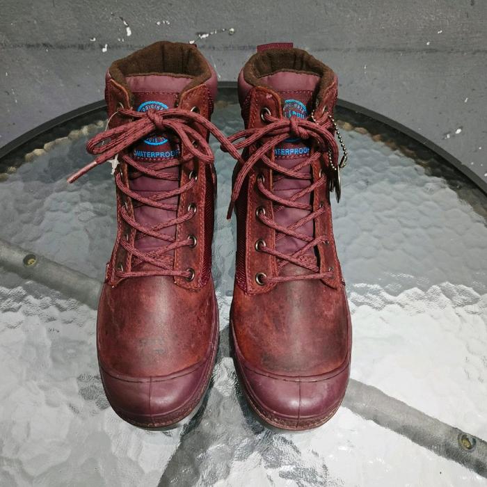 Palladium original leather tactical boot 36 size woman shoes