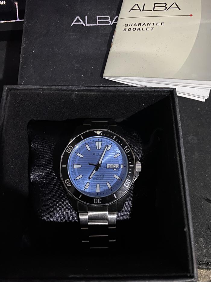 Alba AL4459x1 Jam Tangan Pria Mechanical (Tanpa Baterai) Water Resist 43mm
