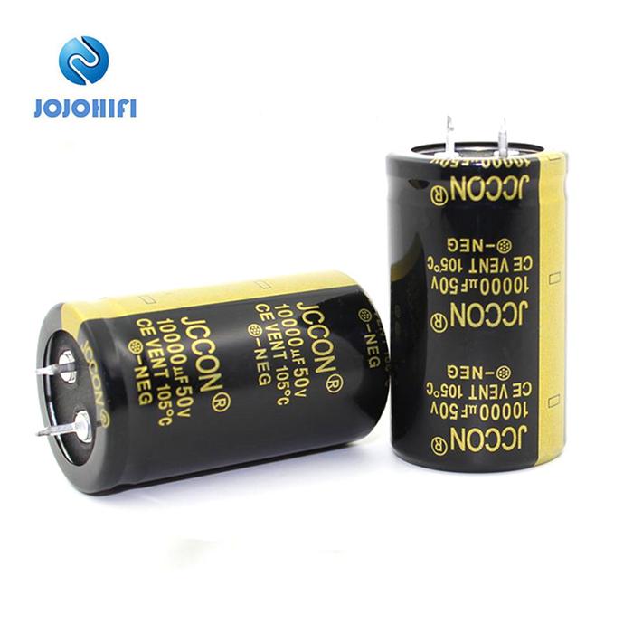 2pcs JCCON 10000uF 50V 30x50mm 105 ℃ 10000uF Audio Amplifier Audio