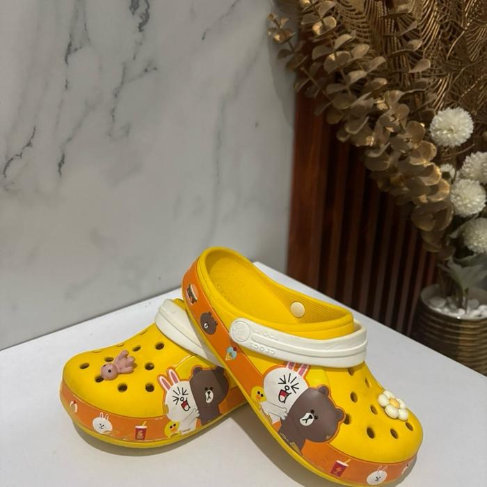 Sandal crocs anak original second crocs x line