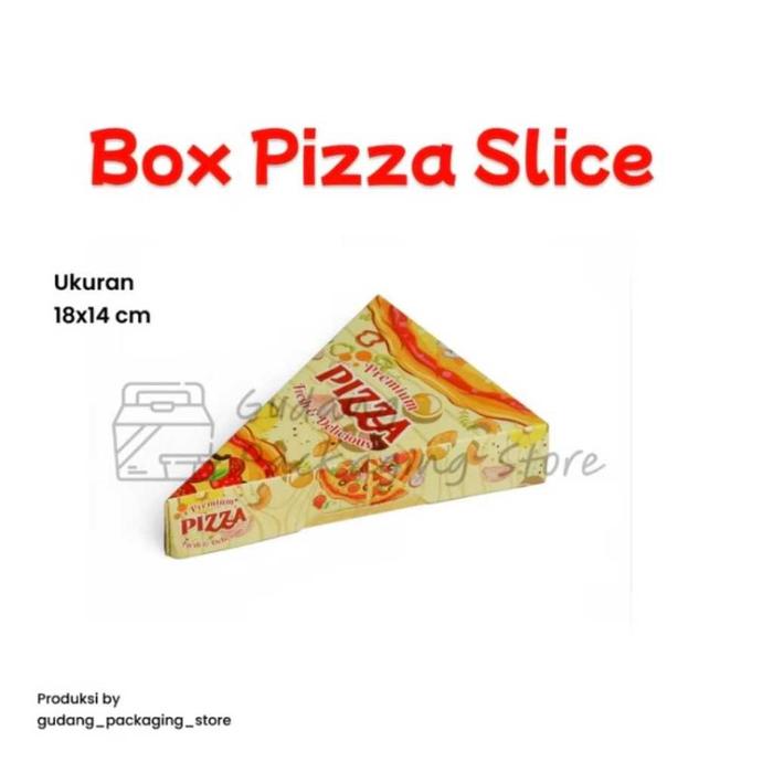 Safitiri 100 Pcs/18X14/ Box Pizza Slice/ Pizza
