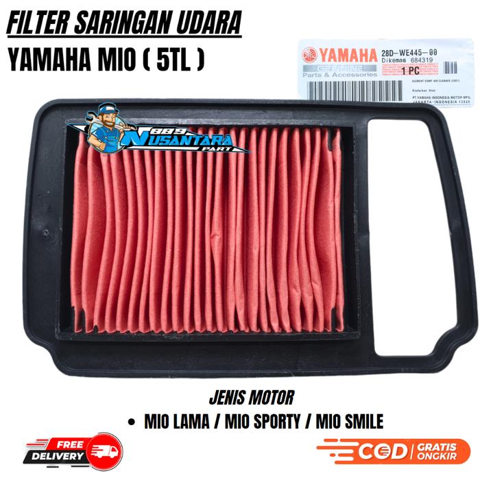 FILTER UDARA YAMAHA MIO SPORTY 5TL / MIO LAMA / MIO KARBU / FILTER SARINGAN UDARA MIO LAMA