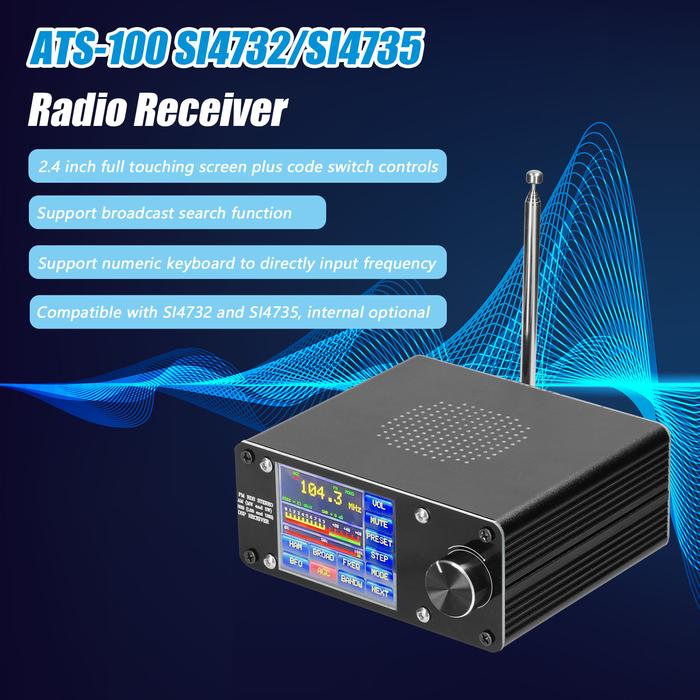 ATS-100 SI4732/SI4735 Full-wave Band Radio Receiver FM LW (MW & SW)