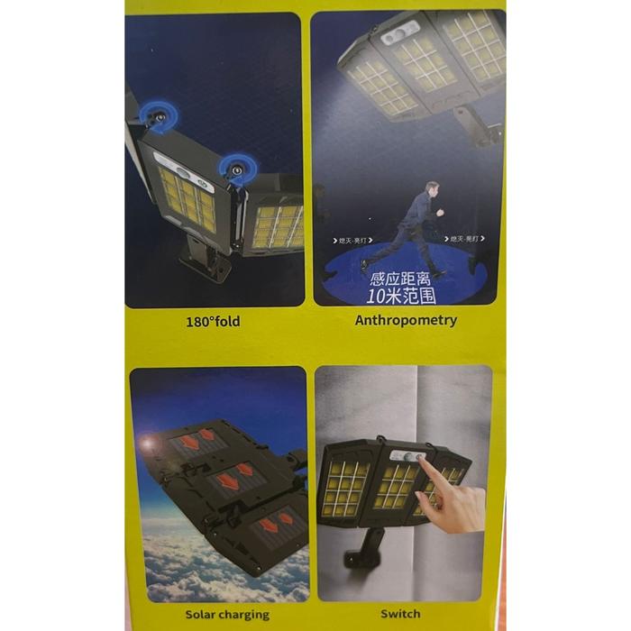 Lampu solar Jalan sensor tenaga Matahari lampu taman Outdoor Lampu taman
