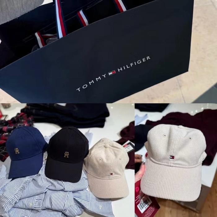 [NEW] Ready Tommy Hilfiger Original 100% TH Monogram Cap Topi Tommy Hilfiger hat