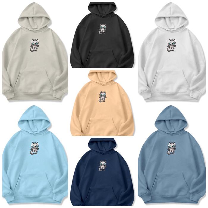 PROMO HOODIE JUMPER EMBROIDERY TOOTHLES COUPLE **