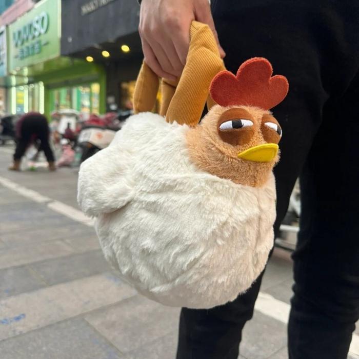 Cuckoo Chicken Plush Doll Bag - Tas Boneka Ayam Cuckoo Plush