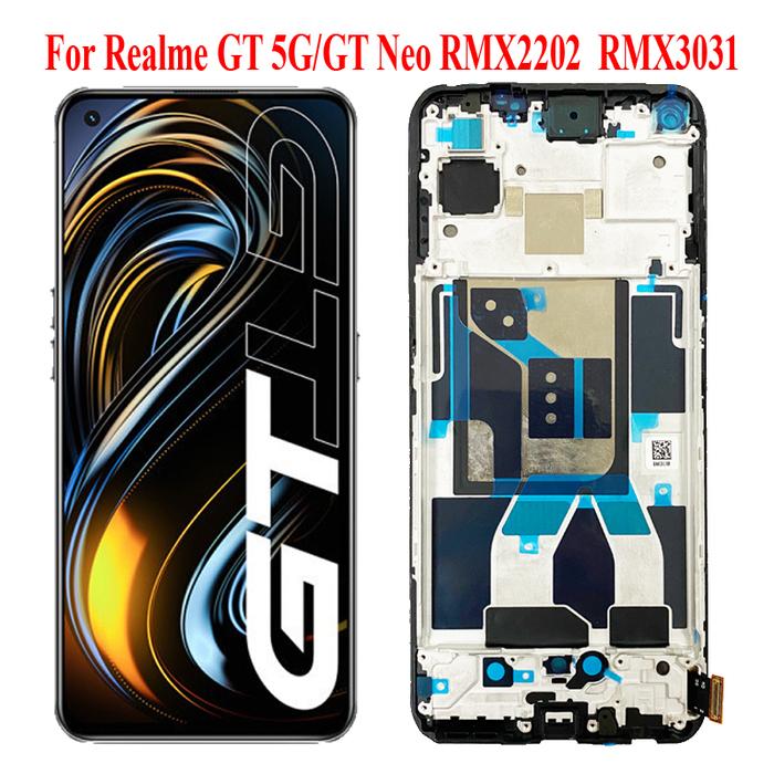 SUPER AMOLED 6.34'' Realme GT LCD For Oppo Realme GT 5G LCD Display