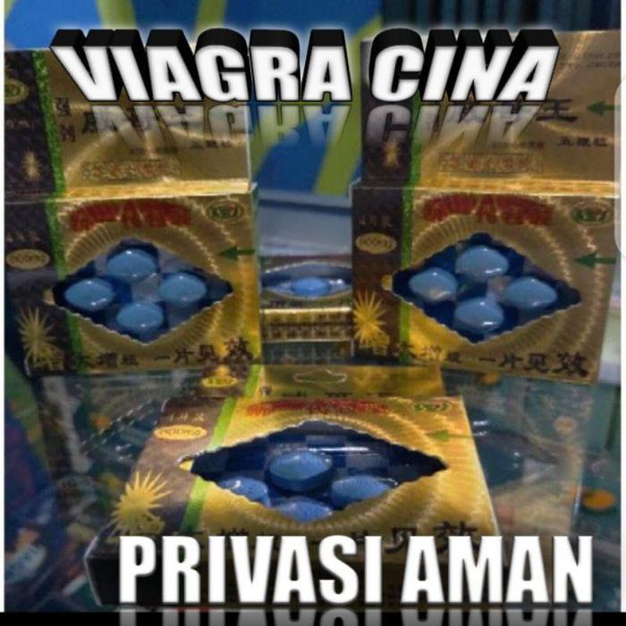 Code-V-I4GRA CINA PIL BIRU ASLI ORIGINAL -  PRIA TAHAN LAMA VIA-GRA CHINA ASL