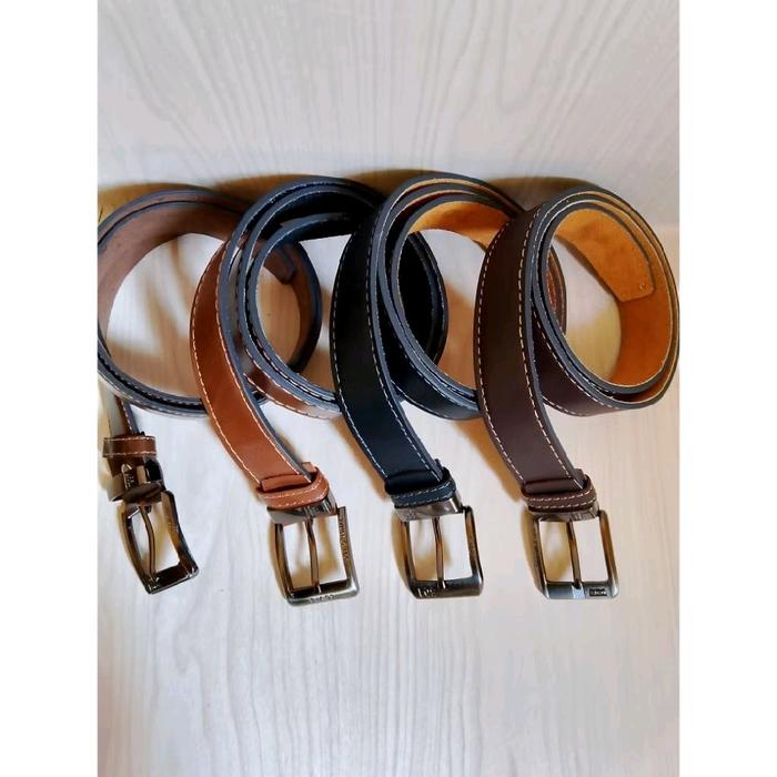 ikat pinggang swid jarum polos dan jarum