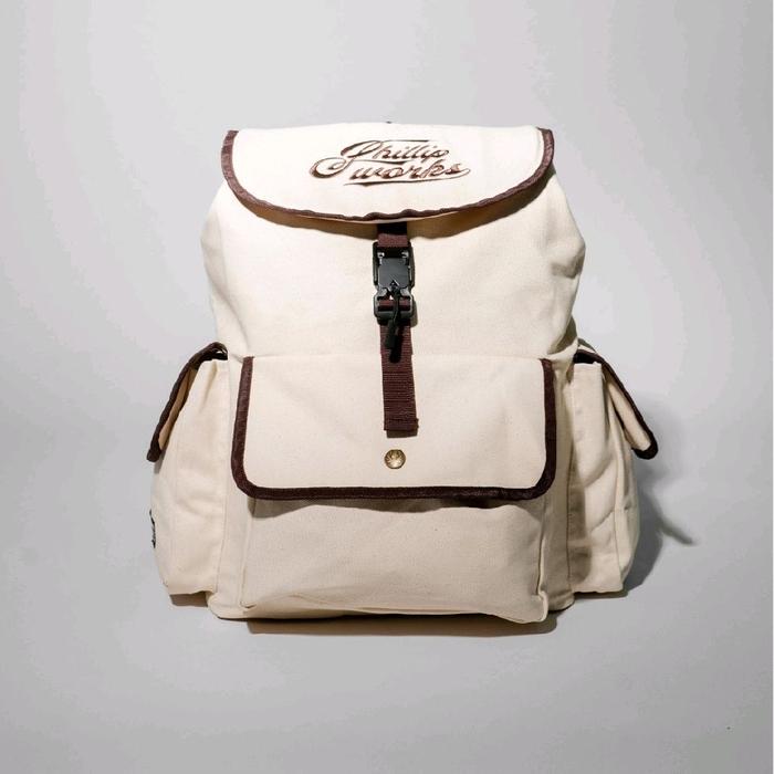 BACKPACK PHILLIP WORKS WHITE VOYAGER | TAS PUNGGUNG ORIGINAL PW