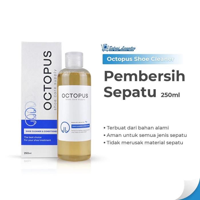 OCTOPUS Cleaner 250ml Pembersih Sepatu Tas Topi 250ml