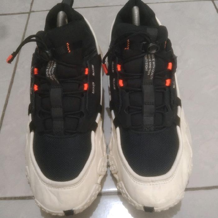sepatu PUMA Trailfox overland black whisper white ukuran size 41 insol 26