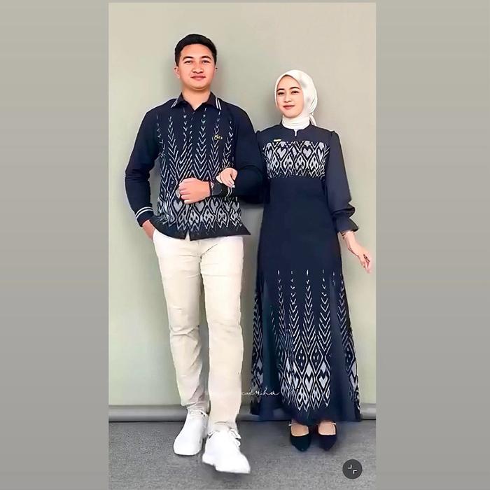 Kiranti Couple Kemeja & Gamis Tenun