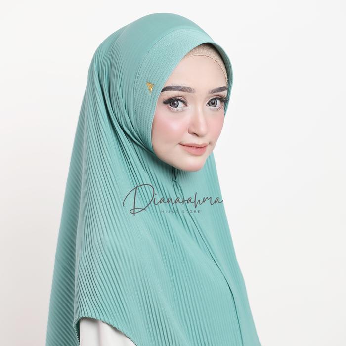 Azka Hijab - Jilbab Hijab matt Jersey Size L Bergo Mariam Plisket Jilbab Nyaman Kerudung Simpel Khim
